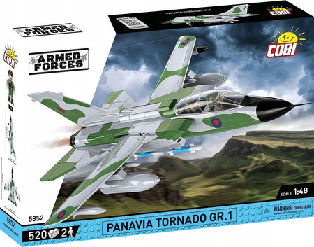 Klocki Wojskowe Cobi 5852 Samolot Myśliwiec Panavia Tornado 2 Figurki