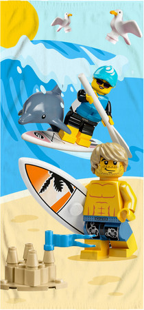 LEGO Ręcznik Plażowy z Delfinem (109896) Bawełna 70 x 150 cm