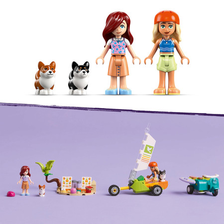 LEGO 42641 Friends - Przygoda z surfującymi psami i skuterem Żaglowóz