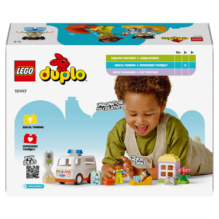 LEGO 10447 Duplo - Karetka z kierowcą Ambulans Ratownik Pogotowie
