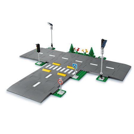 LEGO City 60304 Płyty Drogowe Ulica Sygnalizacja Znaki