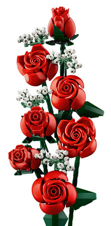 LEGO ICONS 10328 Bukiet róż 12 Czerwonych Róż Kwiaty kwiatki Botanical