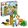 LEGO Duplo Plac Budowy Dźwig Betoniarka 3 figurki 10990