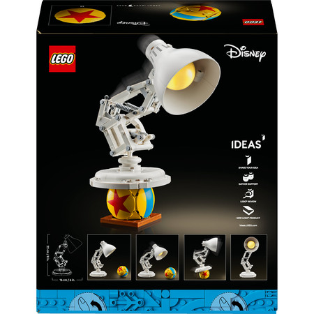 LEGO Ideas 21357 Disney Pixar Luxo Jr. Lampka Piłka