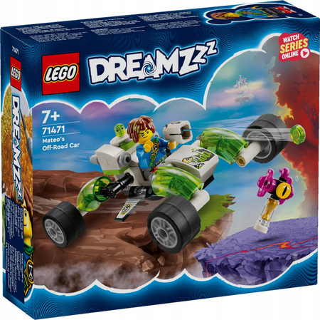 Lego Dreamzzz 71471 Terenówka Mateo Samochód Terenowy Helikopter Zestaw 2w1