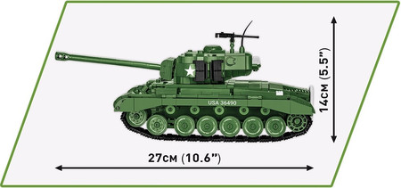 KLOCKI COBI 2564 AMERYKAŃSKI CZOŁG M26 PERSHING