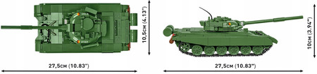 COBI 2625 Polskie Klocki Wojskowe Czołg T-72 EAST GERMANY/SOVIET 680 EL.