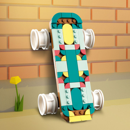 LEGO Creator Wrotka w stylu retro 31148 3w1 Deskorolka Radio retro