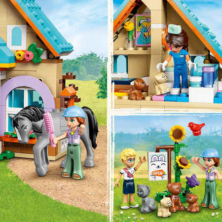 LEGO Friends 42651 Koń i Lecznica dla Zwierząt Weterynarz Zwierzęta Stajnia