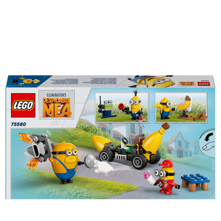 LEGO Minionki 75580 Minionki i Bananowóz Pojzd Figurki Akcesoria