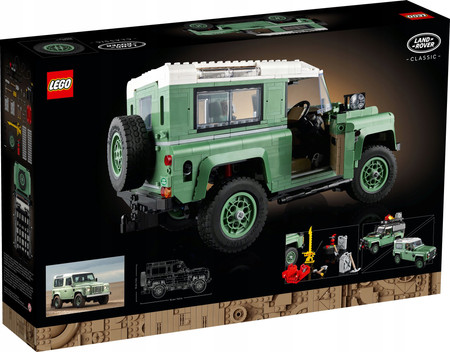 LEGO ICONS 10317 LAND ROVER CLASSIC DEFENDER 90 SAMOCHÓD TERENOWY 2336 EL