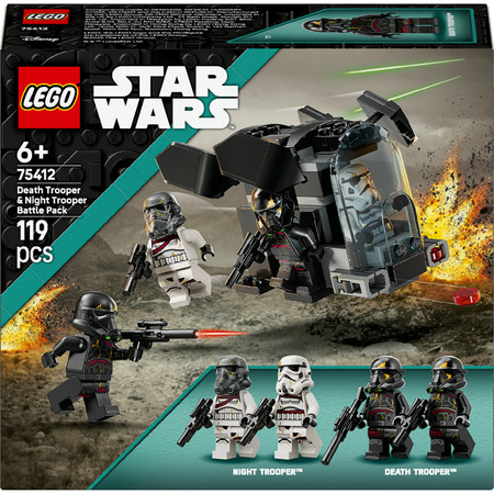 LEGO STAR WARS 75412 Szturmowiec Śmierci i nocny szturmowiec zestaw bitewny