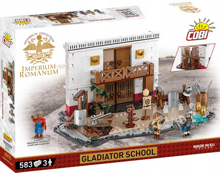 COBI 20070 Imperium romanum Szkoła Gladiatorów 3 Figurki
