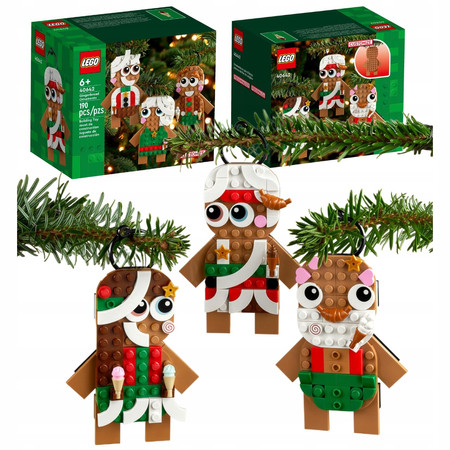 LEGO 40642 Piernikowe Ozdoby Pierniczki Figurki