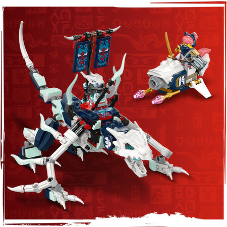 LEGO 71845 Ninjago - Odrzutowy mech Lloyda 5 minifigurek w zestawie