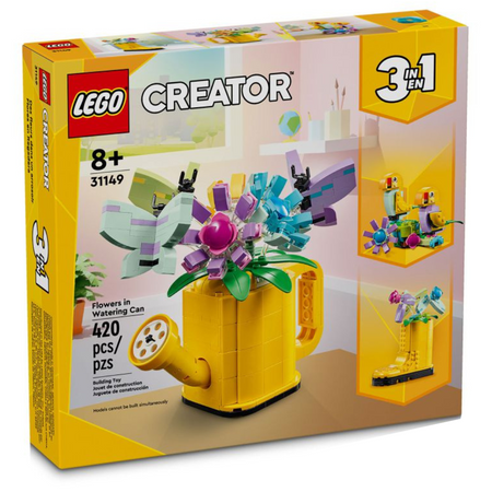 LEGO Creator 3w1 31149 Kwiaty w Konewce Żółty Kalosz Ruchome Ptaki 3in1