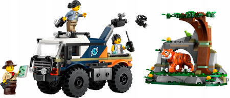 Lego City 60426 Samochód Terenowy Badacza Dżungli 3Figurki Tygrys Akcesoria