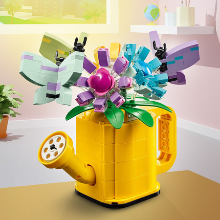 LEGO Creator 3w1 31149 Kwiaty w Konewce Żółty Kalosz Ruchome Ptaki 3in1