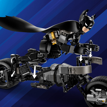 LEGO DC BATMAN 76273 FIGURKA BATMANA DO ZBUDOWANIA I BATCYKL batpod Motor