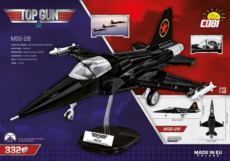 Cobi Top Gun 5859 Samolot MIG-28 332kl.