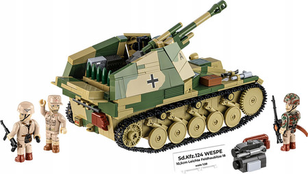 KLOCKI COBI 2598 działo samobieżne SD.KFZ.124 WESPE WESPA Executive