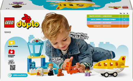 LEGO Duplo 10443 Pierwszy raz na Lotnisku Samolot Walizka Lotnisko