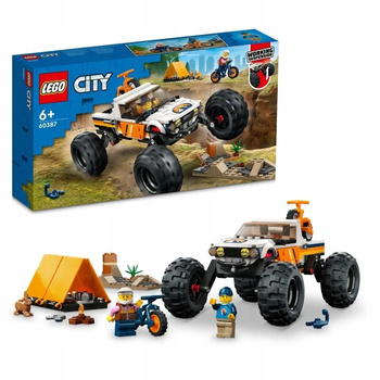 LEGO City Samochód Terenowy Biwak + namiot rowery 60387