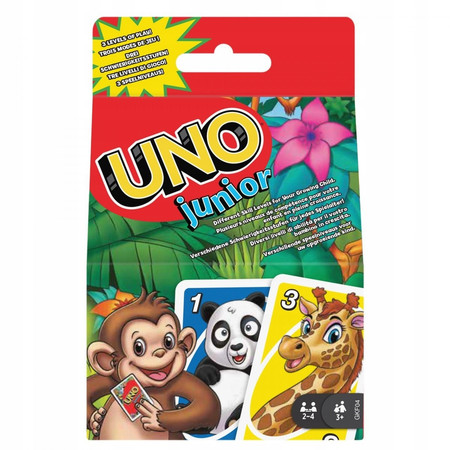 Gra karciana Mattel UNO Junior Karty do gry 2+ GKF04