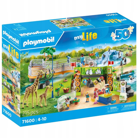 OUTLET Playmobil 71600 My Life Moje Wielkie Zoo Przygodowe Klocki Zwierzęta