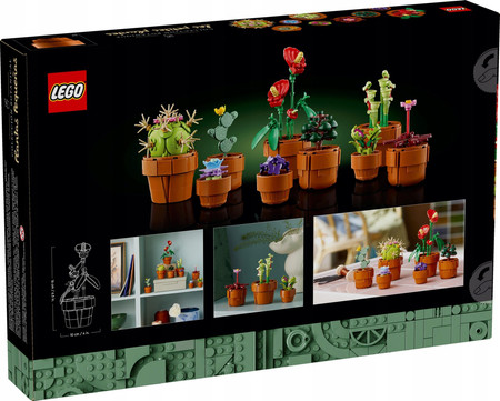 OUTLET LEGO dla dorosłych ICONS Kwiaty w doniczkach małe roślinki 10329 Botanical