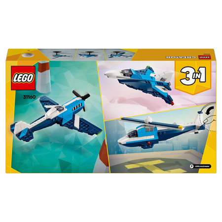 LEGO 31160 Creator 3w1 - Statek powietrzny: samolot wyścigowy Nowość