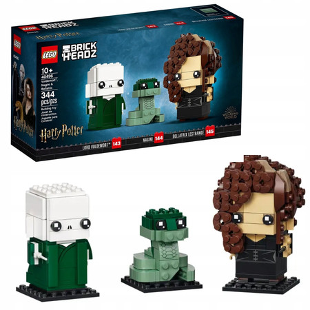 LEGO BrickHeadz 40496 Voldemort, Nagini i Bellatrix Harry Poter