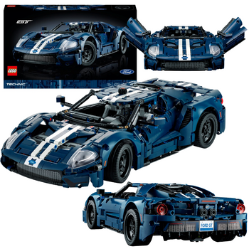 LEGO Technic Duży Samochód Ford GT Model 1466 El. 42154