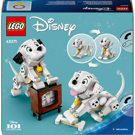 LEGO Disney 43271 101 Dalmatyńczyków Szczeniaczki Szczęściarz i Penny Pies