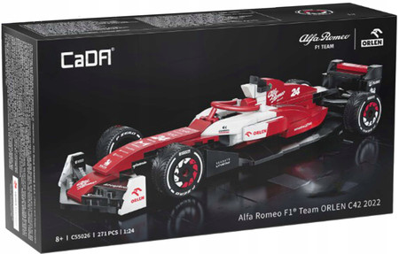 Klocki CaDA samochód wyścigowy Alfa Romeo F1 Team ORLEN Auto Formuła 1