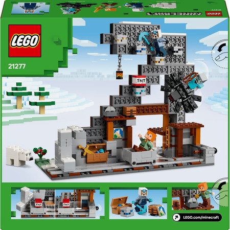 LEGO Minecraft 21277 Kilofowa Kopalnia Kilof Niedźwiedź Polarny