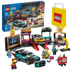 LEGO City 2x Samochód 4 Fig Warsztat Garaż Tuning 60389