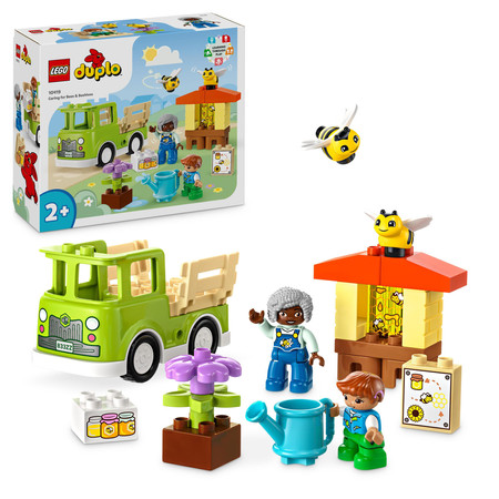 Duże klocki LEGO Duplo 10419 Opieka nad pszczołami i ulami Samochód Auto