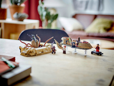 LEGO 75396 Star Wars - Pustynna barka i jama sarlacca Łódź Gwiezdne Wojny