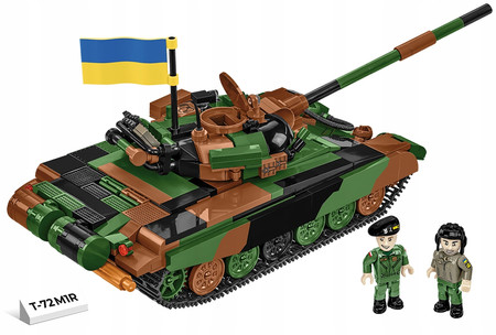 Klocki Wojskowe Cobi 2624 Czołg T-72M1R T-72M1R (PL/UA) Polska Ukraina