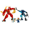 LEGO Ninjago Ruchomy Mech Żywiołu Ognia Kaia 71808 4 Figurki Zane Jordana
