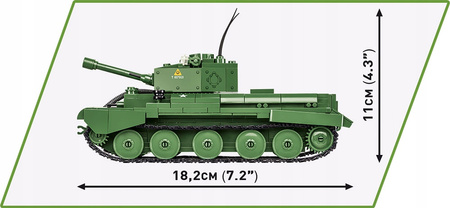 COBI 2269 CZOŁG CROMWELL HELA Gen. MACZEK KLOCKI