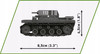 Klocki COBI 2740 3x Czołg Renault R35 - Valentine IX - Panzer I II Wojna