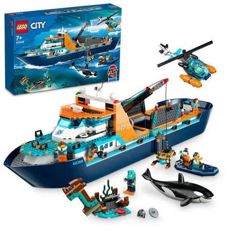 LEGO City 60368 Arktyczny statek badawczy Łódź