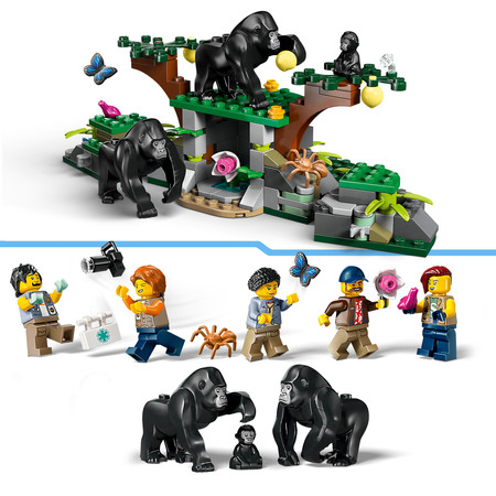 OUTLET LEGO City 60437 Helikopter zwiadowczy w dżungli w bazie Base Camp