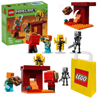 LEGO 21266 Minecraft Bitwa na moście Netheru mroczny szkielet Nowość