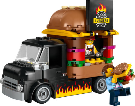 LEGO City Samochód food truck Ciężarówka z burgerami 60404 Auto Fast Food