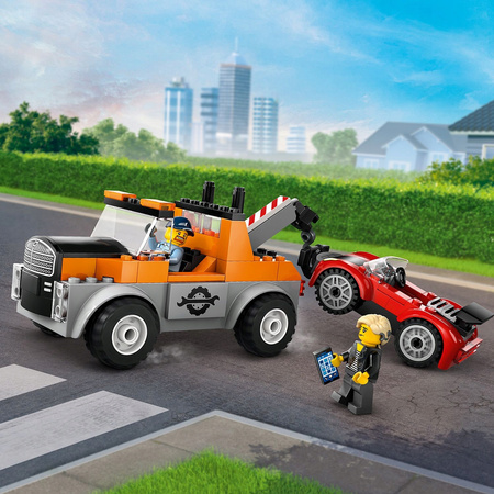 LEGO City 60435 Samochód pomocy drogowej i naprawa sportowego auta