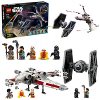 LEGO Star Wars 75393 Myśliwiec TIE i X-wing -Zestaw Combo Nowość