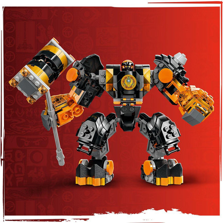 LEGO Ninjago Robot żywiołu ziemi Cole'a 71806 Ruchomy Mech Ninja 2 Figurki